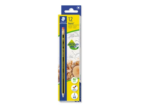 Crayon Staedtler Noris HB avec embout gomme