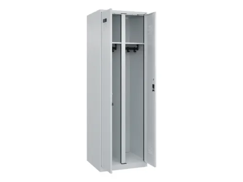 locker voor scheiding van kleding,HxBxD 1850x600x500mm,2vak