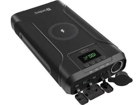 421-15 Survivor 7in1 Powerbank 76.800mA 120 W snellader USB-C zwart PD