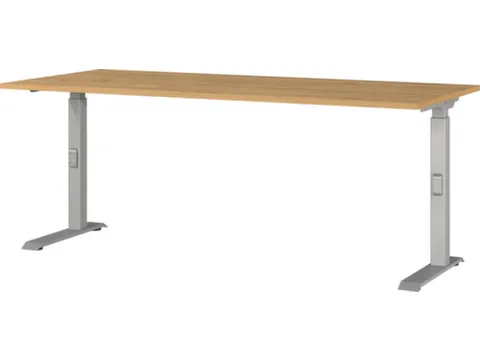 In hoogte verstelbaar bureau,HxBxD 680-910x1800x800mm