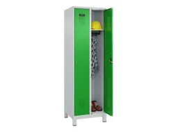 locker,HxBxD 1950x600x500mm,2vak,vak B 300mm,cil.-slot,voeten