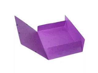 Exacompta Iderama Elastomap A4 3 Kleppen Rugetiket Paars karton - 5