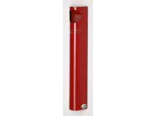 Wandasbak 3.5 liter Hxbxd 550x110x74mm Ral3000 Rood Staal - 1