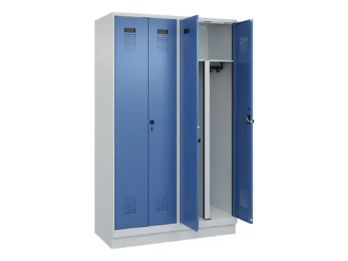 PBM-locker,HxBxD 1950x1200x500mm,4vak,vak B 300mm,draaigrendel