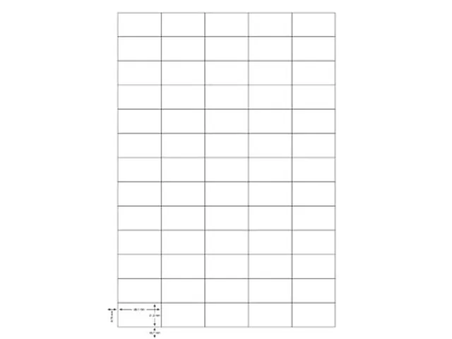 Etiquettes Q-Connect Multi-Purpose 38,1x21,2mm Blanc 6500 étiquettes