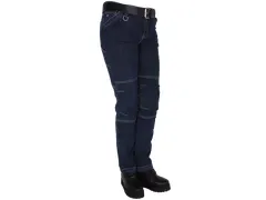 Jean Crosshatch Toolbox LS, bleu, taille 27/32, la pièce