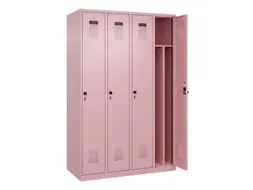 locker voor scheiding van kleding,HxBxD 1850x1200x500mm,4vak