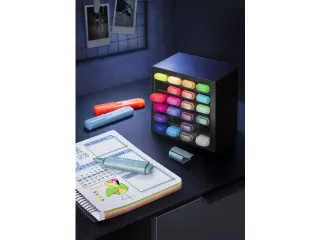 Markeerstiften Faber-Castell Deskset 24 kleuren, 7 neon, 9 pastel en 8 - 5