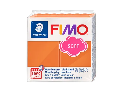 Boetseerklei Fimo soft 57 gram cognac