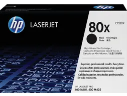 HP 80X Toner CF280X Zwart High Capacity 6900 Pagina’s