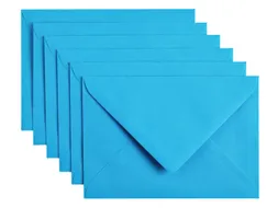 Envelop Papicolor C6 114x162mm Hemelsblauw Gegomd