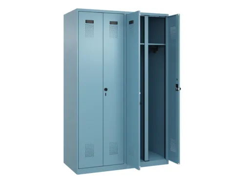 locker voor scheiding van kleding,HxBxD 1850x1200x500mm,4vak