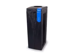 Bonton Original prullenbak 70 liter antraciet voor papier met inworpop