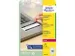 Etiquettes laser Avery 45,7x25,4mm blanc 20 feuilles