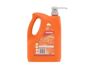 Handreiniger SCJ Swarfega Orange 4 liter met pomp - 1