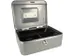 Coffret à monnaie Westcott 200x161x90mm argent, insert en plastique a