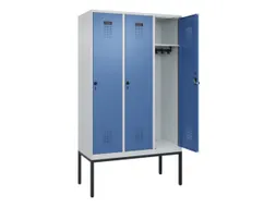 locker,HxBxD 2120x1200x500mm,3vak,vak B 400mm,draaigrendel
