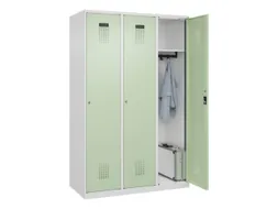 locker,HxBxD 1850x1200x500mm,3vak,vak B 400mm,cil.-slot