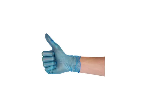 Vinyl Handschoenen Poedervrij Blauw Maat L 1000 Stuks
