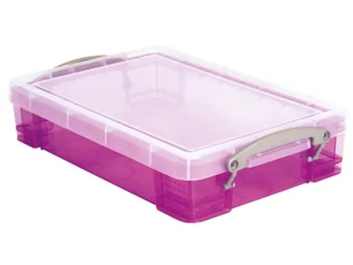 Opbergdoos 4 Liter Transparant Paars