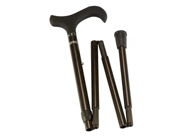 Canne Able2 pliable carbone poignée soft Derby noir