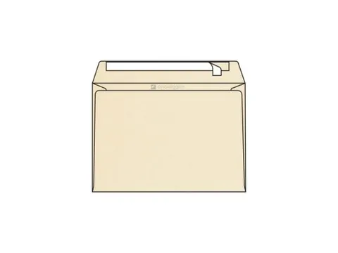 Gekleurde Envelop 120 gram C5 162x229mm Ivoor 250 Stuks