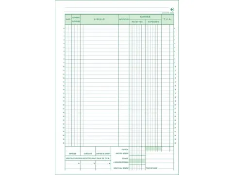 Exacompta Kopie Kasboek Franstalig