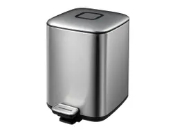 Vierkante Pedaalemmer Regent Step Bin 6 Liter Mat Rvs