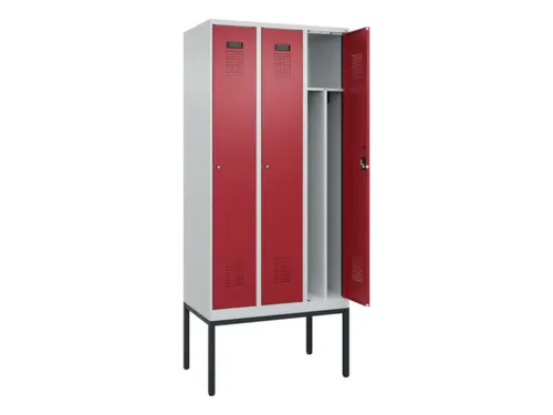locker voor scheiding van kleding,HxBxD 2120x900x500mm,3vak