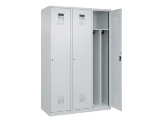 locker voor scheiding van kleding,HxBxD 1850x1200x500mm,3vak - 1