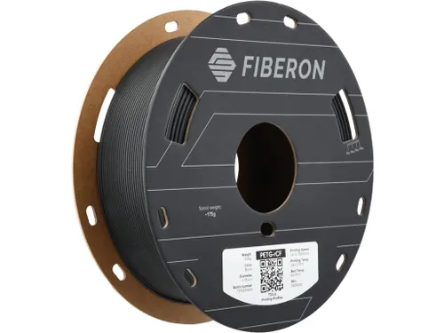 Polymaker Fiberon PETG-rCF08 Filament 1,75 mm Black 0,5 kg