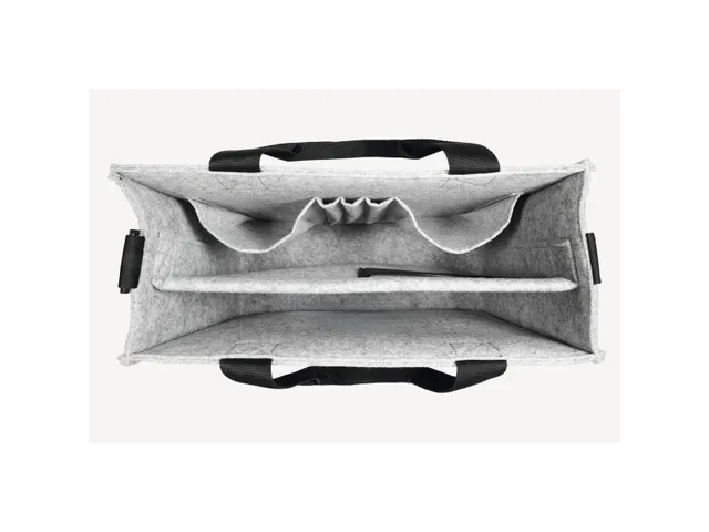Bureau Tas Hybride werken Classic M lichtgrijs M 360x280x150mm
