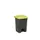 pedaalemmer,1x45l,HxBxD 600x398x410mm,romp PP grijs,deksel PP geel