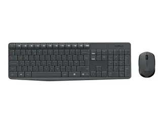 Logitech MK235 toetsenbord Inclusief muis USB QWERTZ Duits Grijs - 1