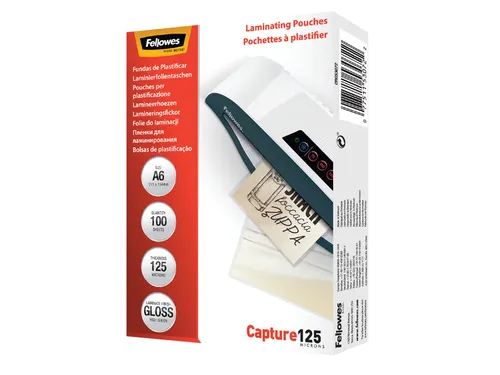 Lamineerhoes Fellowes A6 125 micron glanzend
