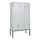 Z-garderobekast,HxBxD 2120x1200x500mm,vak B 200/400mm,draaigrendel