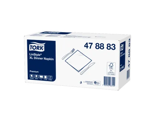 Tork 47883 LinStyle Dinnerservet XL wit
