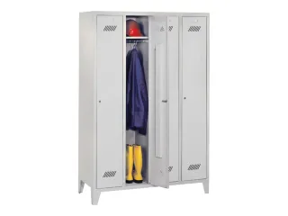 locker,HxBxD 1850x1200x500mm,4vak,vak B 300mm,RAL7035,front RAL7035 - 2