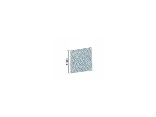 geluidabsorberende scheidingswand,HxBxD 1200x1600x41mm,wand stof,grijs