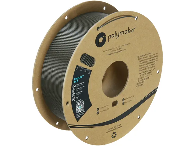 PolyLite PLA 1,75mm donker groen grijs 1kg