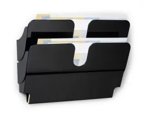 Wandfolderhouder Flexiplus 2 A4 Landscape Zwart - 2