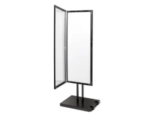 Outdoor Menustandaard Zwart 8xA4 Enkelzijdig - 8