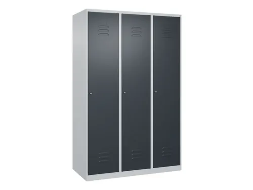 locker voor scheiding van kleding,HxBxD 1850x1200x500mm,3vak
