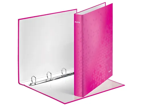 Ringband Leitz Wow 4242 A4 4 Rings D-Mech 25mm Roze