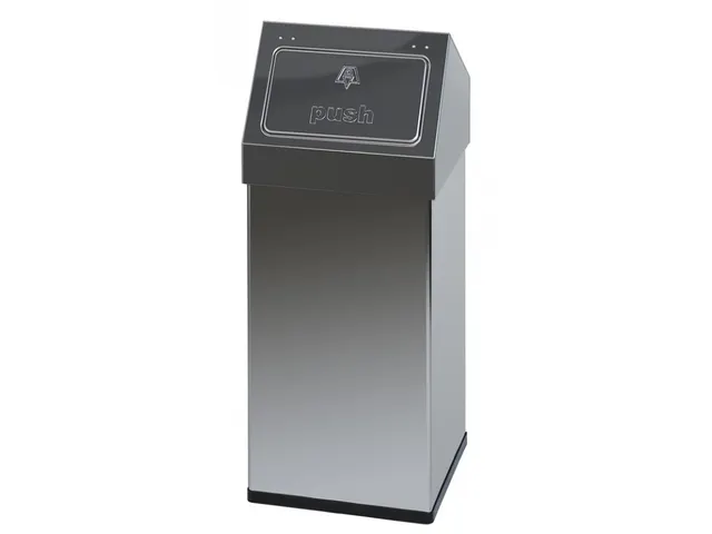 Carro-Push Afvalbak 55 Liter RVS