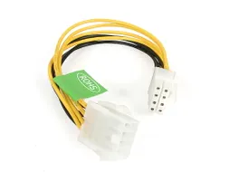 20cm EPS 8 Pin voedingskabel verlengkabel