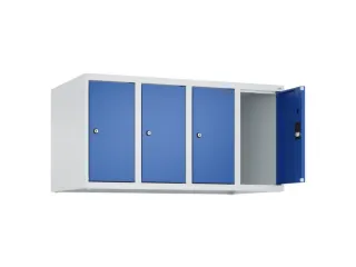 opzetkast,v. locker,4vak.,vak B 250mm,HxBxD 500x1000x500mm,vleugeldeur - 2