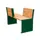 zitbank,B 1200mm,3latten,hout-zitting licht eikenhout,zitting H 450mm