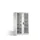 werkplaatskast,HxBxD 1950x1200x800mm,4xStalen bodem,cil.-slot