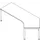 In hoogte verstelbaar hoekbureau 680-820x2570x1130mm kersen zwart